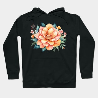 Watercolor flower Design Hoodie